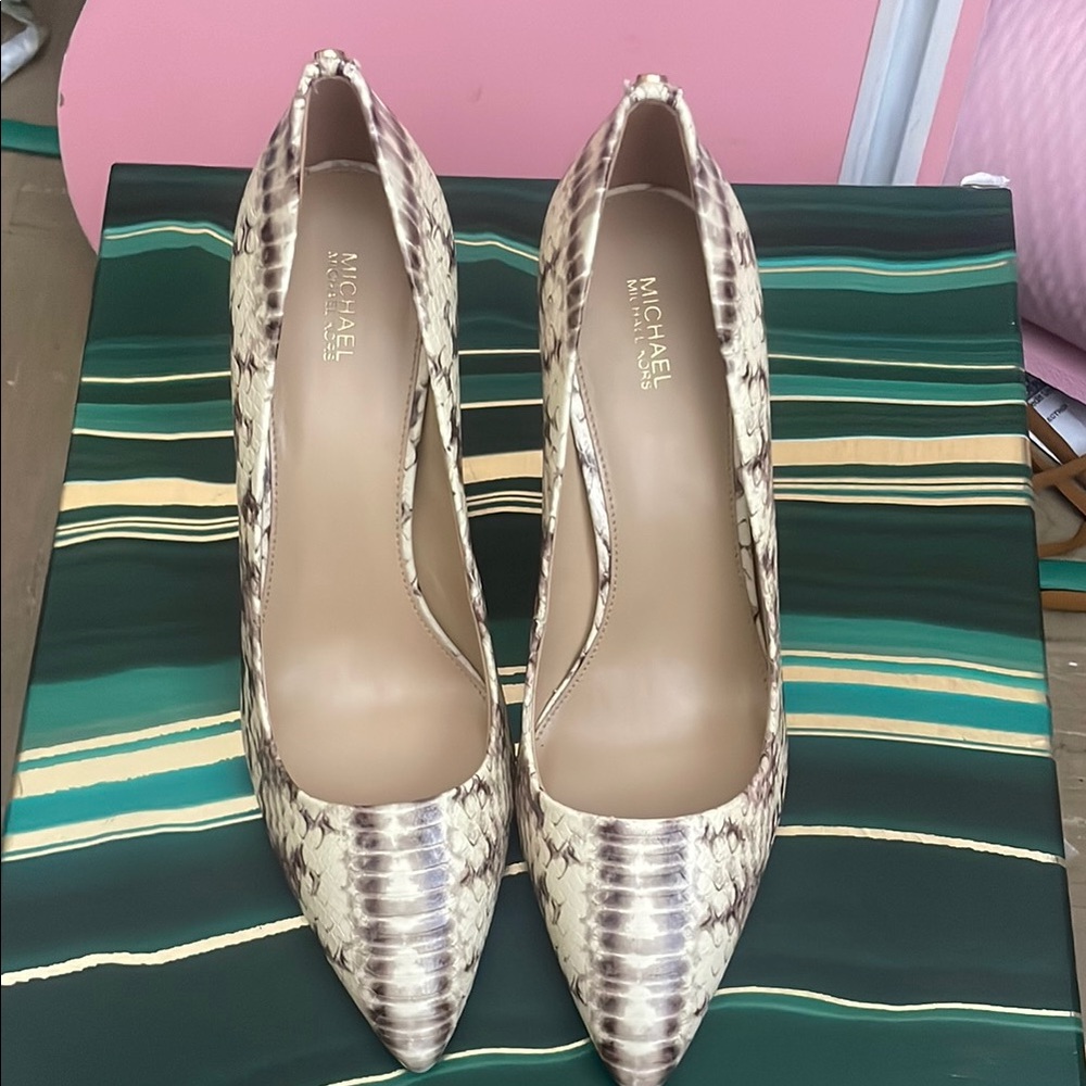 Michael Kors Snake Print Women's Heels